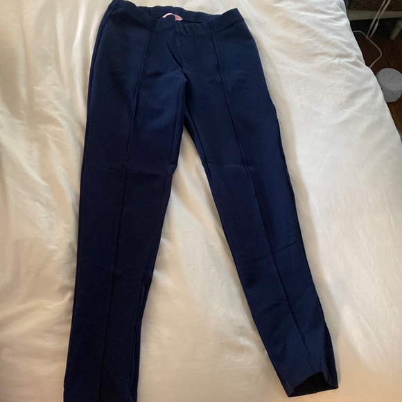 Lilly Pulitzer Navy Blue Spandex Dress Pants Size Small - Picture 1 of 4